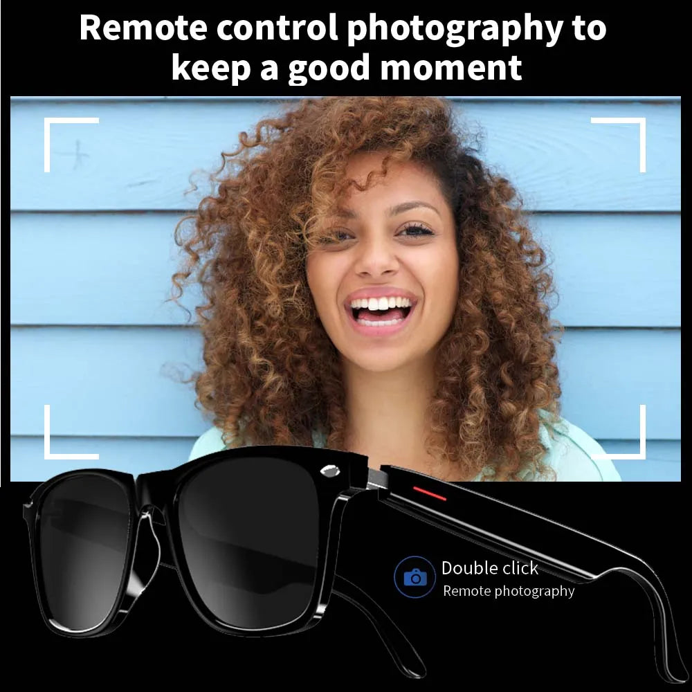 Smart Bluetooth Sunglasses – Open-Ear Audio, Polarized Lenses & Hands-Free Calling